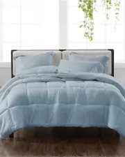 Cannon Solid Blue 3Pc Comforter Set