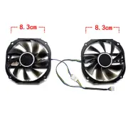 One Pair Graphics Card Cooling Fan Accessories for YESTON RX480 570 580