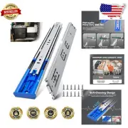 Galvanized 20 Inch Drawer Slides with Soft Close - 200lbs Heavy Duty Capacity