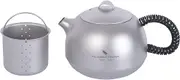 Boundless Voyage Titanium Teapot with Filter Anti-scalding Handle Lid Ultralight Mini Kettle Cup Set Camping Coffee Tea Water Maker (Kettle)