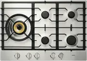 ASKO 75cm 5 Burner Gas Cooktop - Stainless Steel