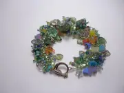Bracelet Kit "Bouquet" Fringe Magic, Glass flower beads