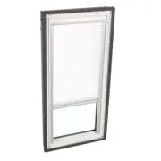 White Manual Pleated Fabric Light Filtering Velux M02 Roof Window Skylight Blind