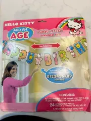 Hello Kitty Banner By Sanrio over 10 Feet Long!!