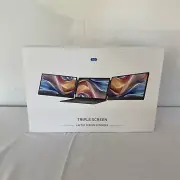 Monitor Triple Screen Laptop Portable Extender Fhd lps 1080p Dual Display 60hz