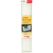 Con-Tact 24 In. x 4 Ft. Clear Under Sink Mat Non-Adhesive Shelf Liner Con-Tact