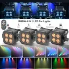 80W LED Stage Par Light RGBW+CYPAN DMX Beam DJ Disco Xmas Party Spotlight Remote