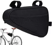 Bikes Frame Bag, Triangle Pack, Cycling Storage, Waterproof Anti-Theft Design, Sturdy Zipper Closure for Mountain, City, Gravel Riding Adventures, 6.3x2.36x11.02 inches