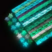 Paper Strip Glow In The Dark Gift 210pcs Lucky Star Star Origami Paper Luminous
