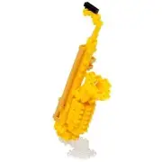 NANOBLOCKS ALTO SAXOPHONE MINI BRICKS PUZZLE NANOBLOCK GREAT GIFT