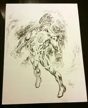 Firestorm / Deathstorm *8.5 x11 Original Art* Tom Raney *Legends of Tomorrow*