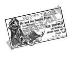 1969 Sly Family Stone Concert Eastown Theatre Led Zeppelin Detroit Ad 8x10 Photo