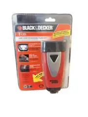 Black & Decker Hand Crank Rechargeable Stormtracker Weather Radio Flashlight
