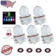 Durable LED Fishing Lures 5 Pack - White Water Activated for Competitive Anglers