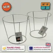 Set of 2 Gordon Ramsay Bread Street Wire Risers – Royal Doulton Stands – New