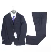 Boy's Geoffrey Beene Navy 5pc Wedding Church Suit