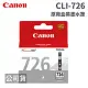 CANON CLI-726 GY 灰色 原廠盒裝墨水匣