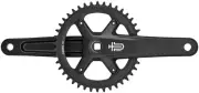 microSHIFT Sword Black 1x Crankset - 165mm, 9/10-Speed, 42t, 110 Asym BCD, JIS S