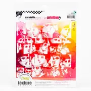 Carabelle Studio Art Printing Square Rubber Texture Plate-Madam