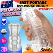 Male Masturbator Pocket Pussy Masturbation Trainer Stroker Cup Mens Soft Sex Toy