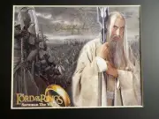 Signed 8 x 10 JSA / PSA Christopher Lee Lord Rings Hobbit