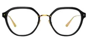 Linda Farrow CACAO LFL1273 C1 Men's Glasses Black Size 50 - Private Health Rebate - Blue Light Block Available