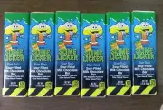6 Slime Licker Blue Razz Sour-Filled Milk Chocolate Bars Candy 1.75 Oz (50g) Ea