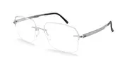 Silhouette Artline 5545 7000 Men's Glasses Silver Size 54 - Private Health Rebate - Blue Light Block Available