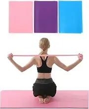 Bulk Resistance Bands Rolls for Men and Women Versatile Elastic Exercise Bands for Physical Therapy Rehab Yoga Pilates Gym Workouts & Home Fitness Routines