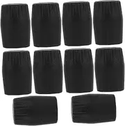 ABOOFAN 10 Pcs Microphone Stand Foot Caps Quick Installation Plastic Mic Rack Protectors Lightweight Design for Recording and Stage Use