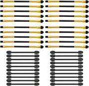 40PCS Eyeshadow Applicator,Sponge Blending Concealer Brush,Soft Dual end Eyeshadow Smudge Brush,Double Sided Makeup Brush,Eyeshadow Applicators,Cosmetic Tool for Women Lady,Cosmetic Makeup Applicator