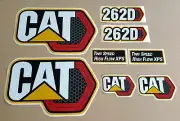 2014-2020 NEW STYLE 262D CUSTOM STICKER SKID STEER CATERPILLAR CAT DECAL 262 D