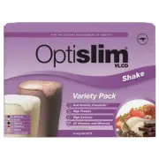 * Optislim VLCD Meal Replacement Shake Variety Pack 21 x 43g Sachets