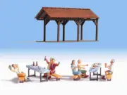 Noch 12031 HO/OO Gauge Garden Party Figure Set