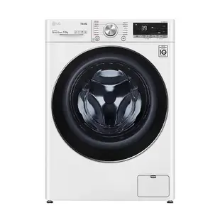 LG樂金WD-S13VDW 13公斤WiFi滾筒洗衣機(蒸洗脫烘)冰磁白(標準安裝) 大型配送