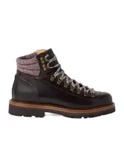 Brunello Cucinelli Herringbone Insert Ankle Boots 44,45,40,41,42,43 maroon