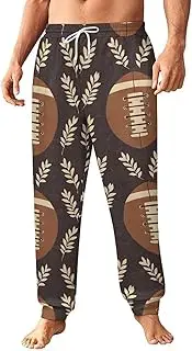 [Generic] Men's Sweatpants, Football and Laurel Wreath Design-9, Polyester Joggers, Sweatpants Jogging Pants for Workout Running
