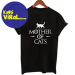 T恤 PET LOVERS MOTHER OF CATS T 恤 COMBED 30S