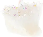 Kisangel Angel Quartz Cluster Crystals Natural Rough for Wicca Decor Gemstones for Mindfulness Yoga and Relaxation Practices