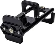 DECORNIJIA Camera Tripod Stand with Platform Holder Suitable for Smartphones and Tablets Black Durable Clip for Photography and