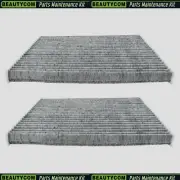 2PCS Carbon Cabin Air Filter for Jeep Gladiator 20-2022 Wrangler 2.0L 3.6L 6.4L (for: Jeep)