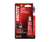 Loctite 271 Threadlocker, Red High Strength, 6 ml Tube, 487232