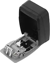 DOITOOL Box Key Storage Box with Combination Lock Wall Mounted Security for Indoor Outdoor Use Sturdy Design for Home Garage and Garden Storage