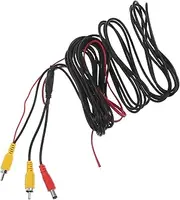 TINEASUR Heavy Duty Backup Camera Power Video Cable for Car Reverse System Durable Parking Camera Signal Wire for Enhanced Image Clarity Extended Reach Any Vehicle