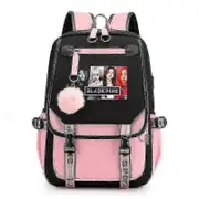 2022 School Bag Backpack With Usb Charging Blackpink Backpack D