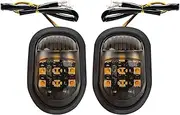 Indicators Flowing Turn Signal Turn Signal Light Motorcycle Piranha Light 12V A Pair Indicators Blinker 9 - Turn Signal Indicator