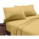 Home Sweet Home Extra Soft Deep Pocket Embroidered Luxury Bed Sheet Set - King,