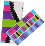 COSMEVIVI 1 Sheet Kalimba Note Stickers for Beginners Practical Scale Decals for Thumb Piano Easy to Read Music Guide for Learning Kalimba Visual Learners and Music Enthusiasts