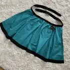 Yves Saint Laurent Apron Salon Polyester Cotton Emerald Green Free Size