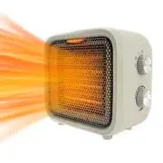 Space Heater Portable Fan for Indoor Use with Thermostat 1500W/1000W Settings